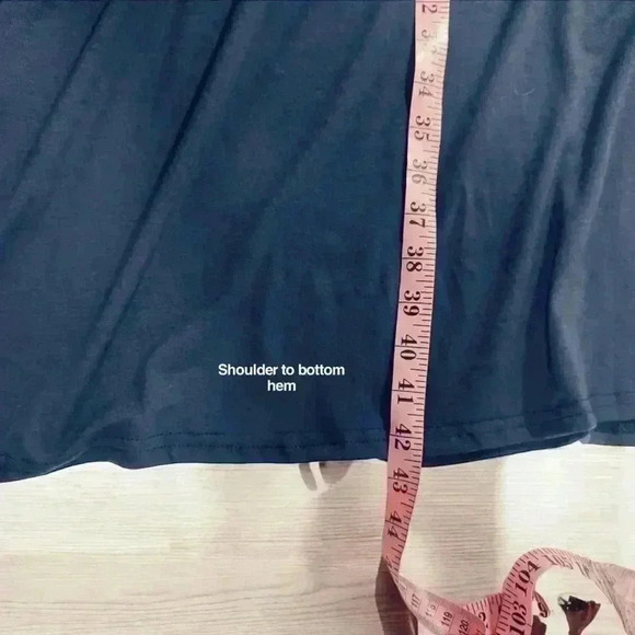 Kancy Store Navy Blue Cold Shoulder Medi Shift Dress Women Plus Size 4XL Leisure - Picture 10 of 15